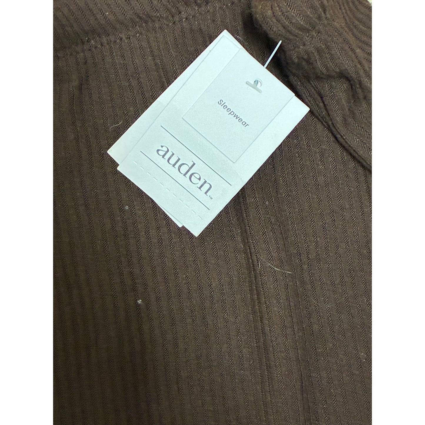Auden  Brown Cozy Ribbed Wide Leg Pant Sleepwear Sz XXL