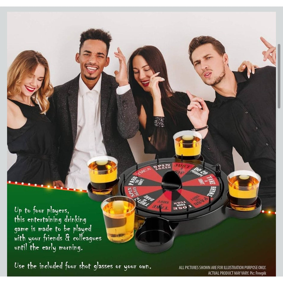 Roulette Shots Drinking Games Set for Adults