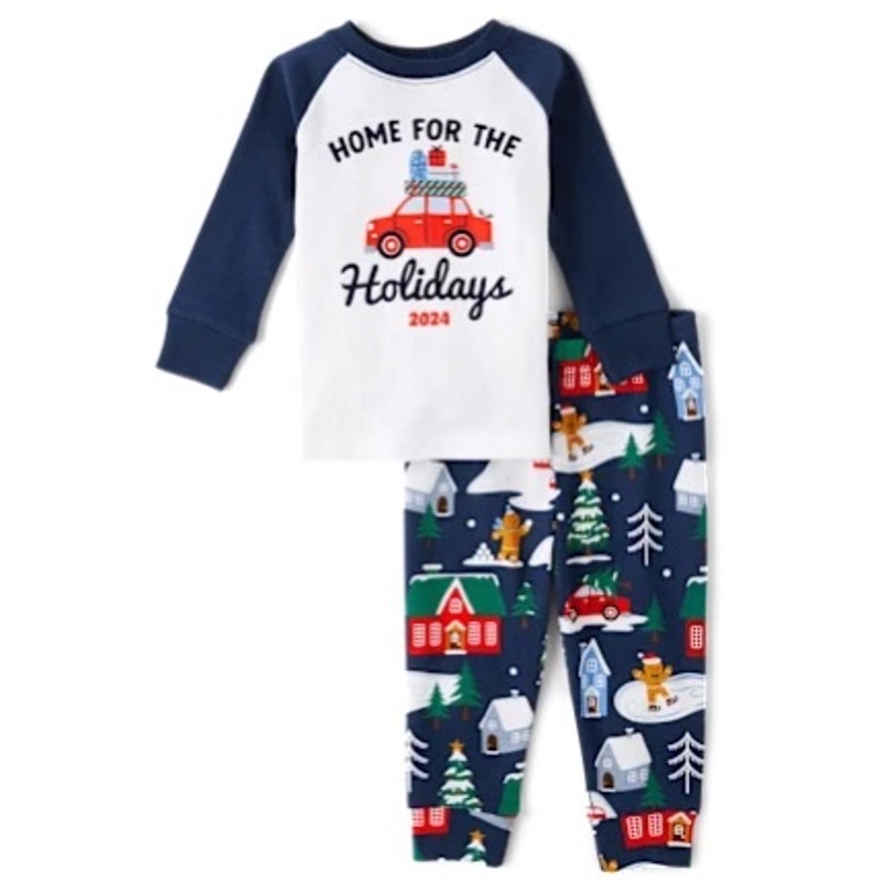 The Children's Place
Unisex Baby And Toddler Matching Family Home For The Holidays Snug Fit Cotton Pajamas 2T