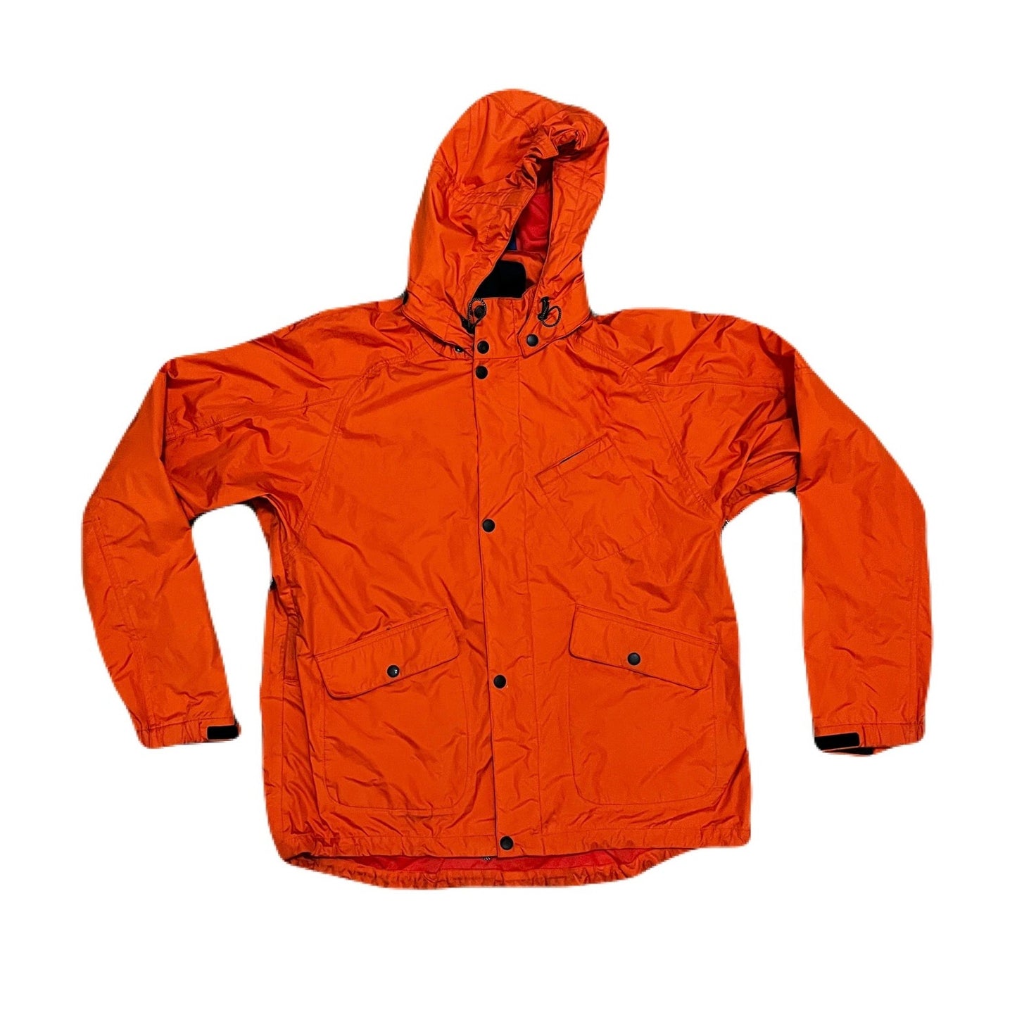 H & M Orange Windbreaker Men’s Jacket In Mint Condition Size XL
