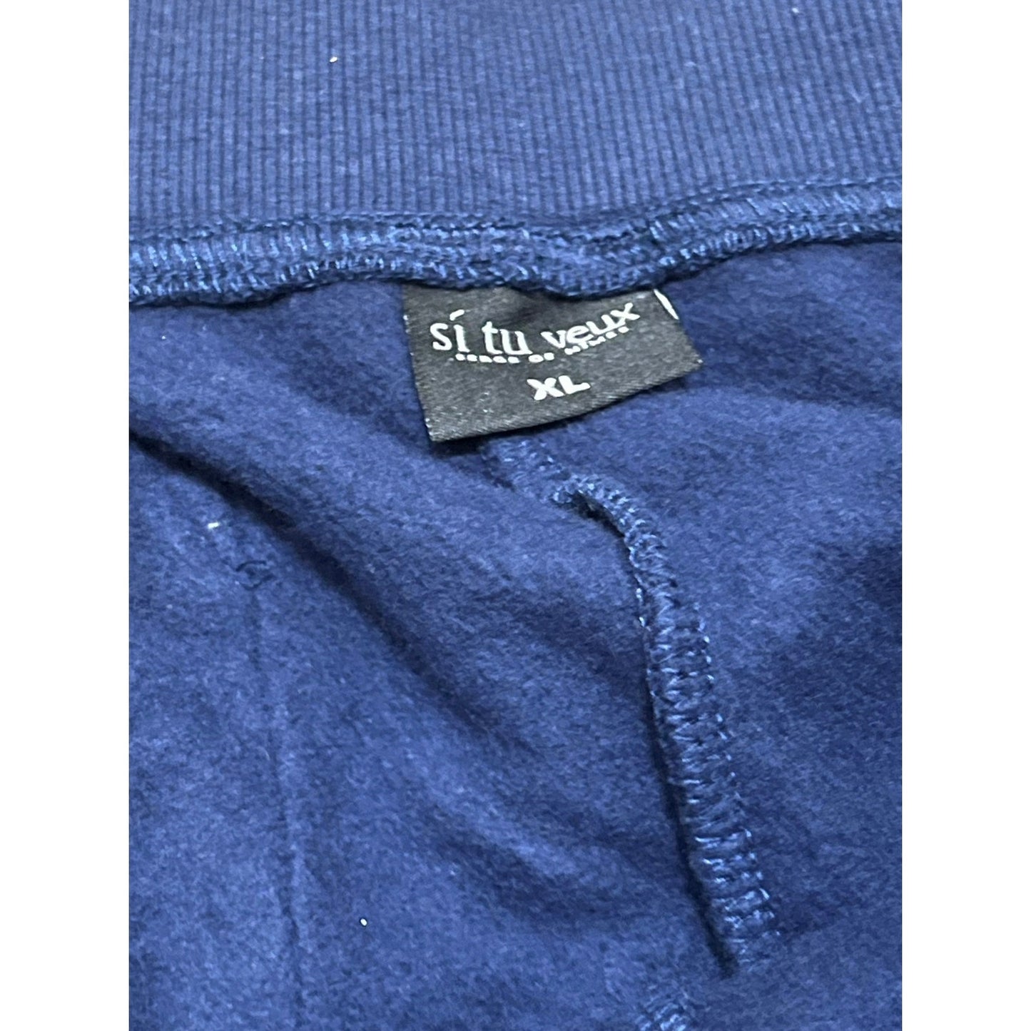 Si Tu Veux Blue Men’s Superstack Sweatpants Size XL
