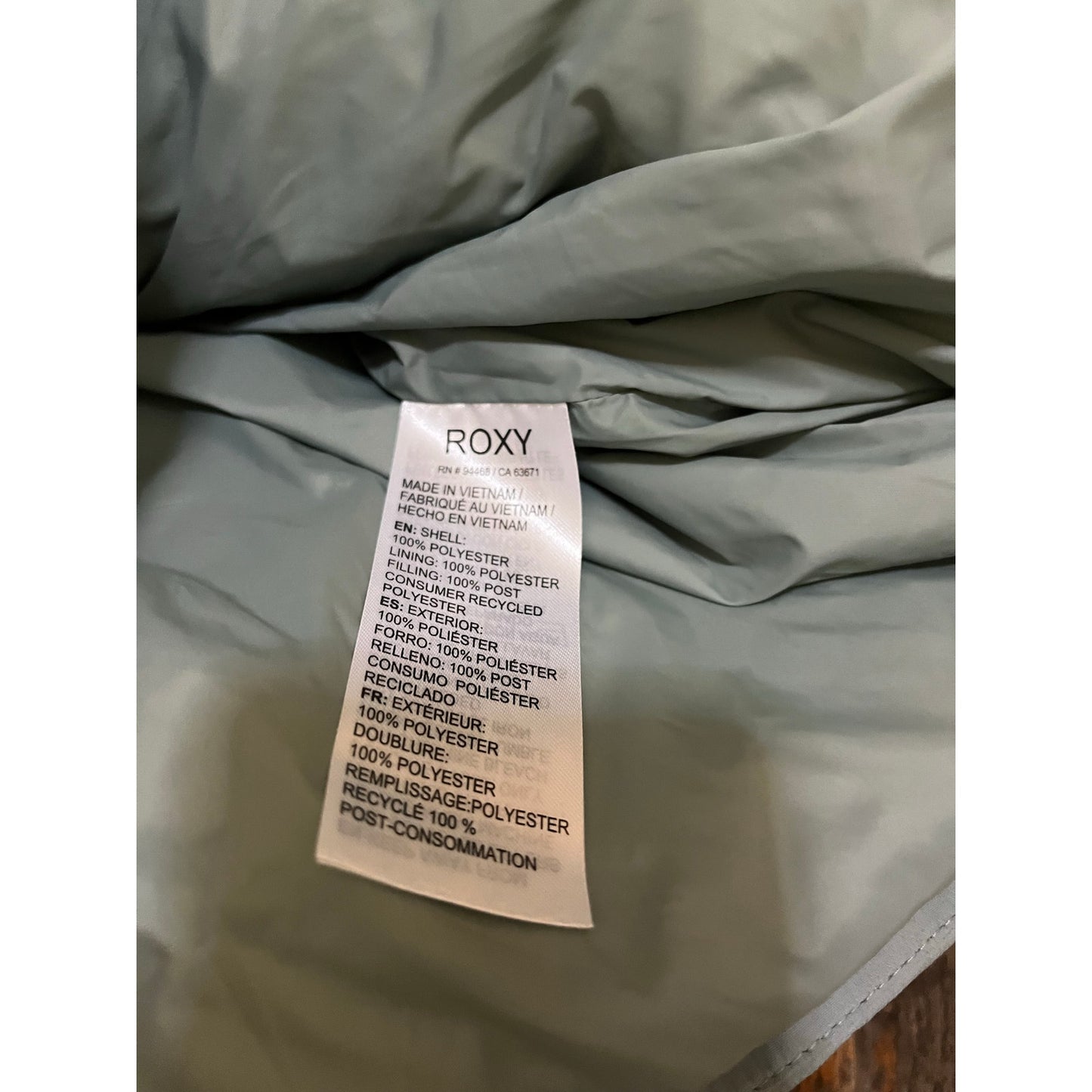 Roxy Women’s Coat Size Medium Brand New Green