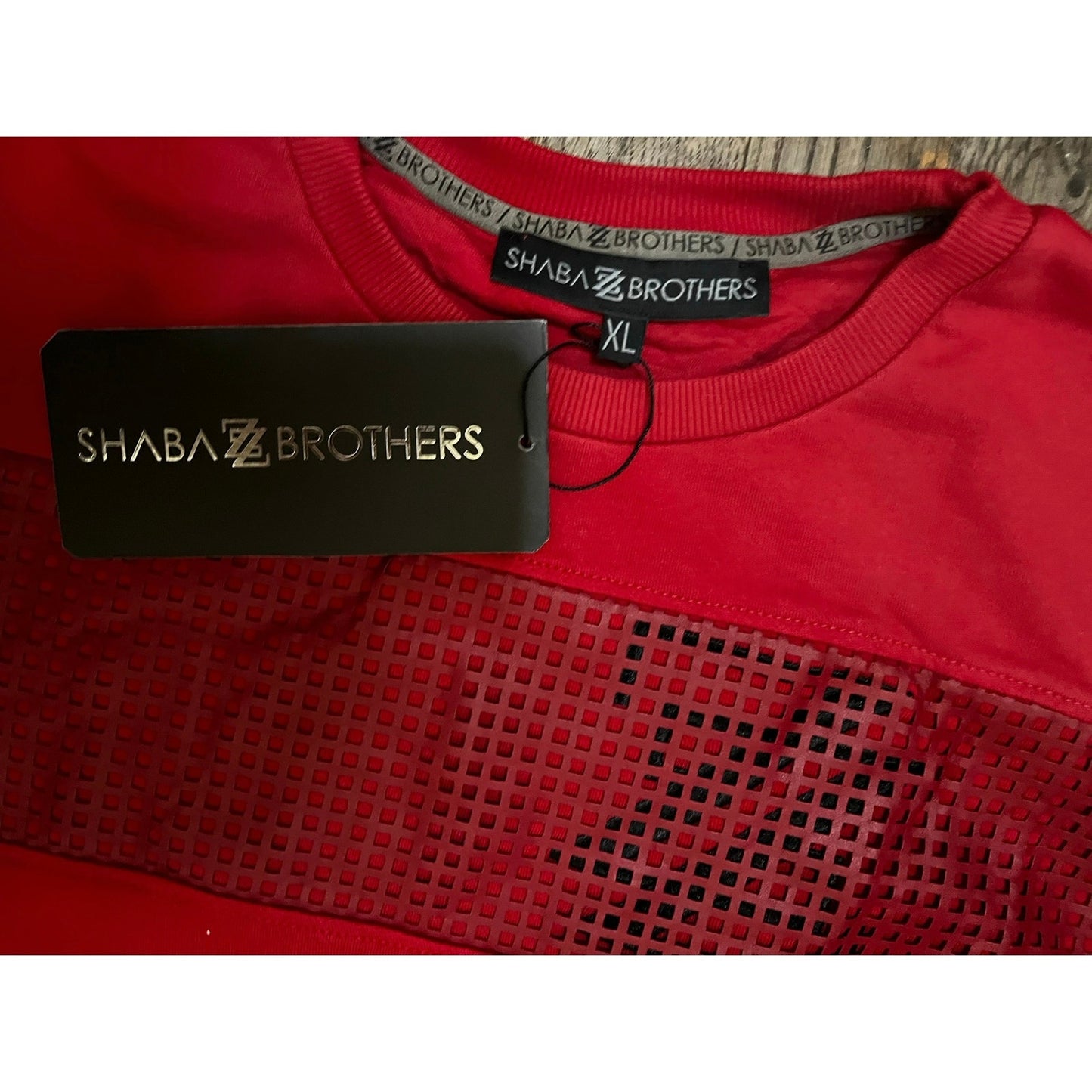 Shabazz Bothers Red Men’s Hoodie Size X-Large