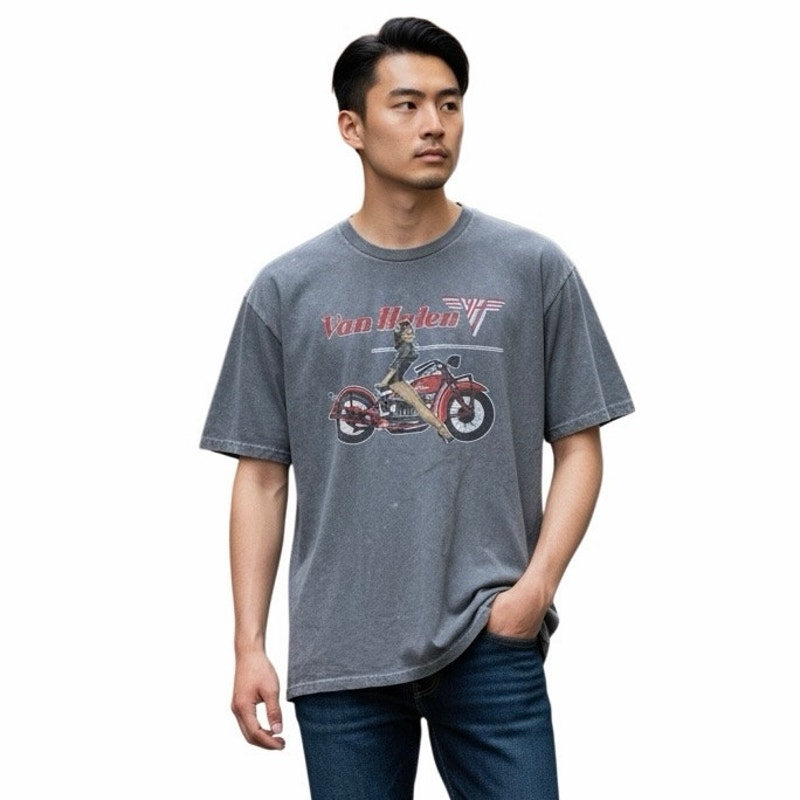 Van Halen Men’s Gray T-Shirt Size Large New