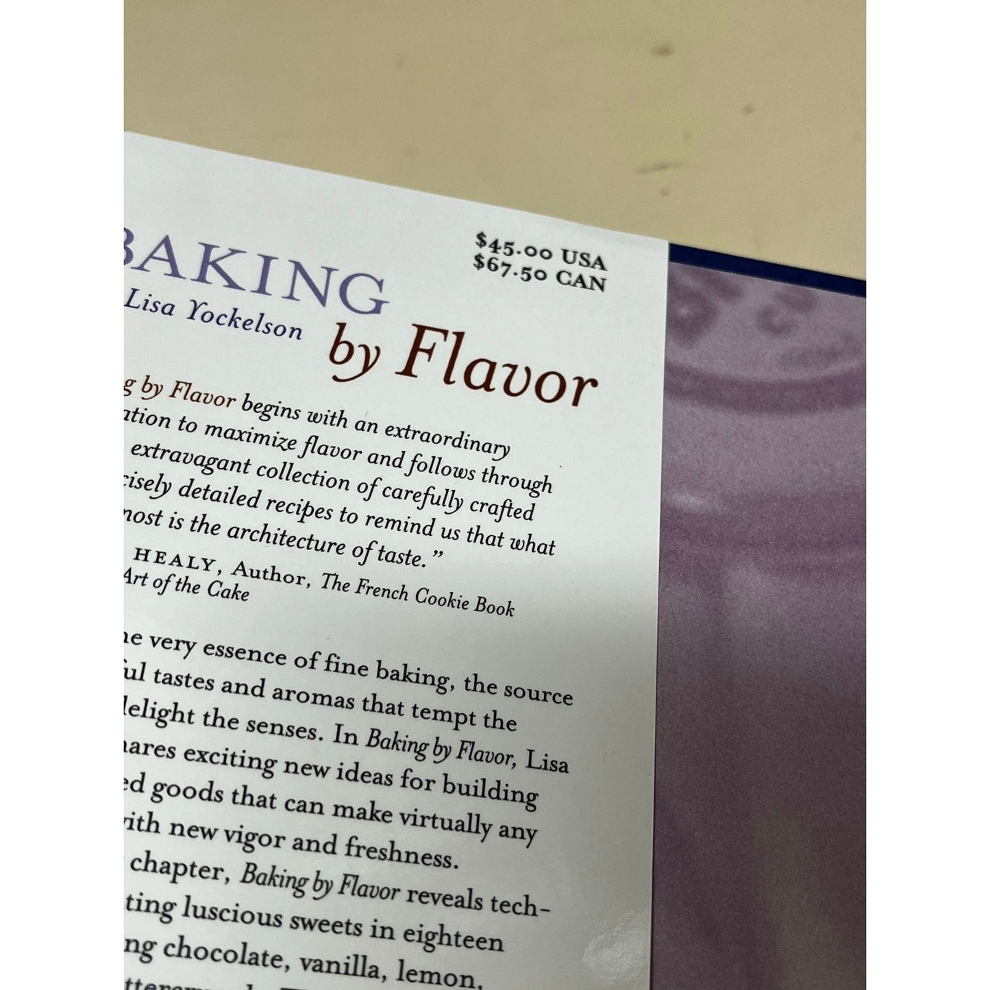 Baking by Flavor By Lisa Yockelson Hardcover Book
