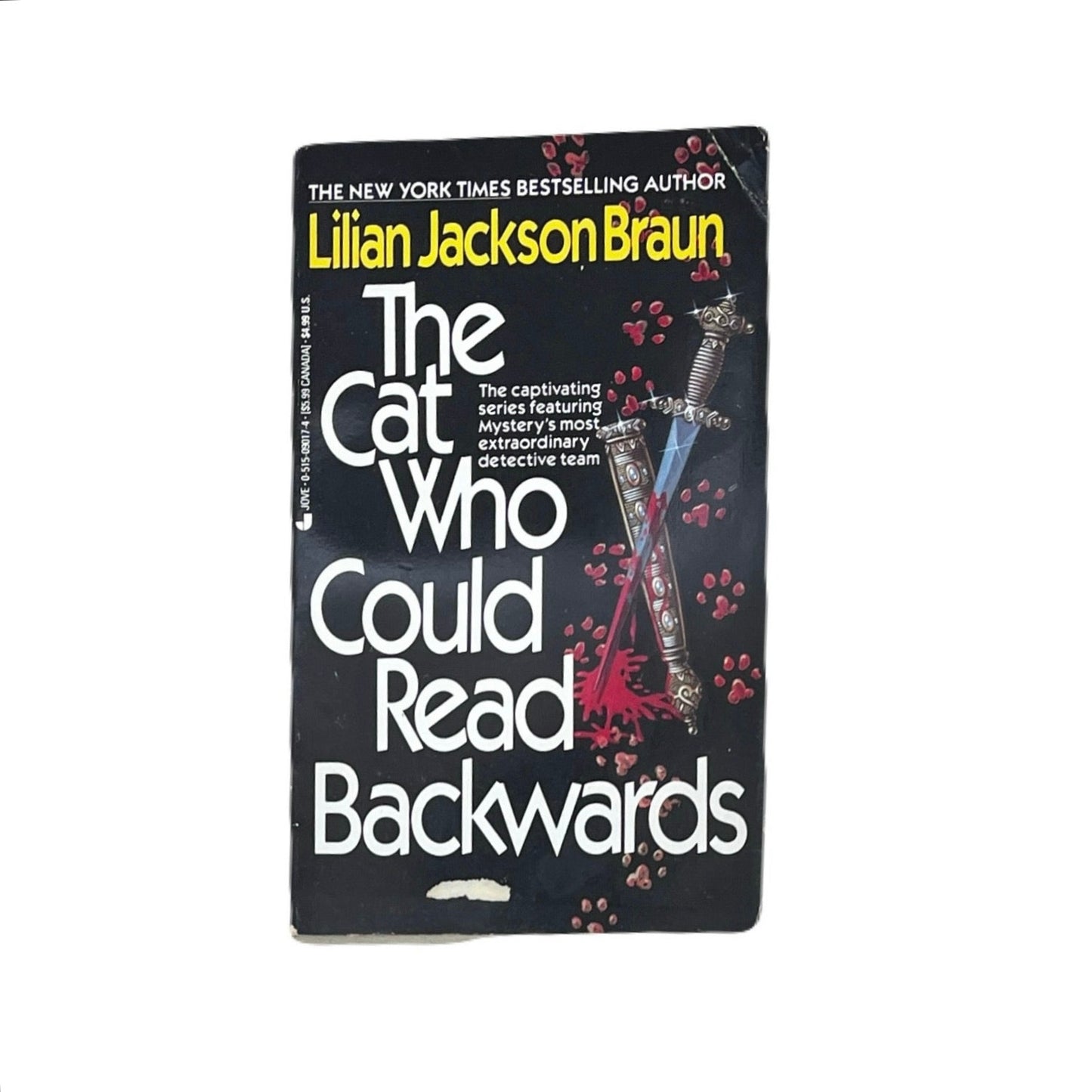 The Cat Who Could Read Backwards By Lilian Jackson Braun Paperback book