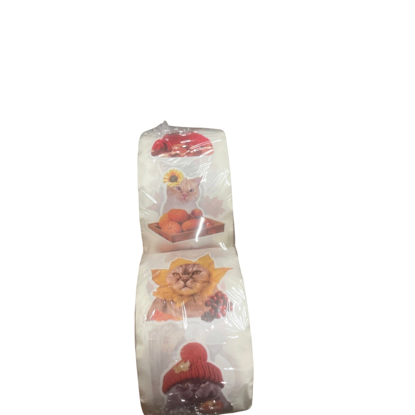 1000 Cute Fall Theme Cat Stickers