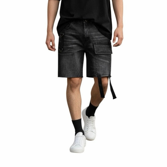 Si Tu Veux Men’s Shorts Size 34 Black Skinny Fit 34” Inseam