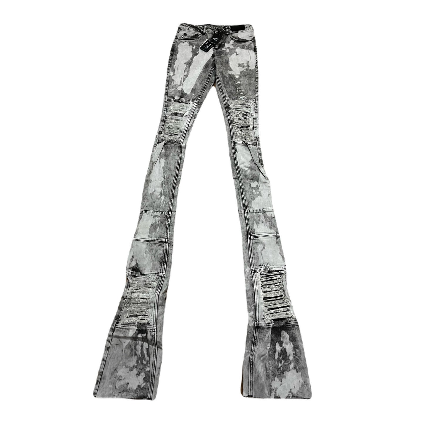 Si Tu Veux Warren Jean Gray Wash Size 30 New