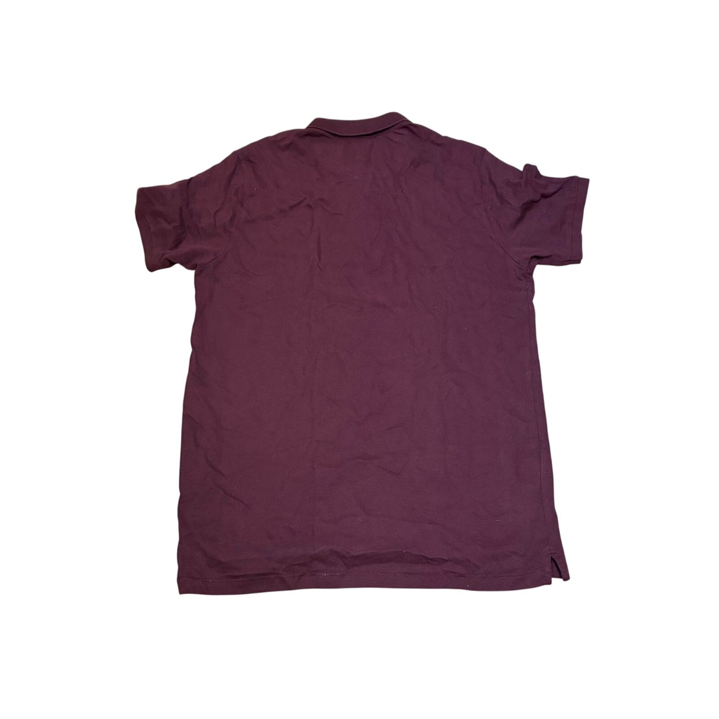 Denim & Flower Ricky Singh Men’s Collar 3 Button Shirt Size X-Large Burgundy