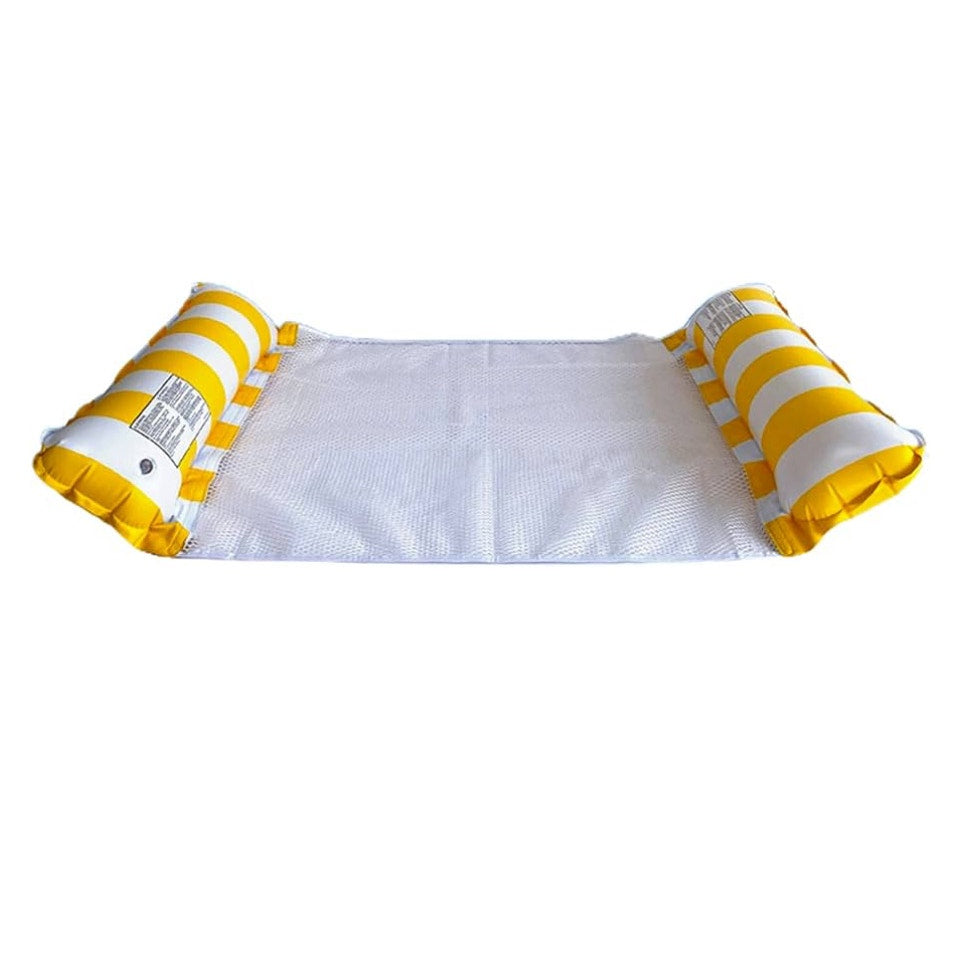 Inflatable Floating Bed Striped Floating Row Water Recreation Inflatable Lounge