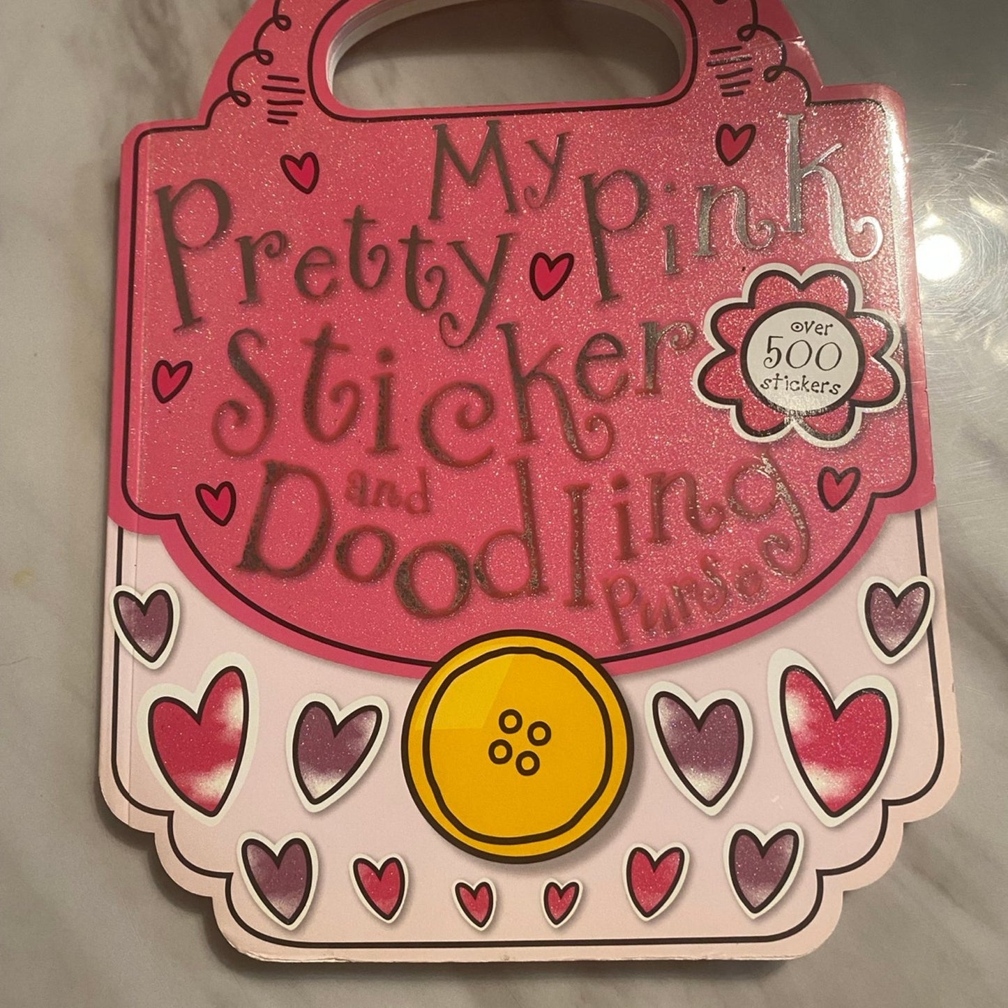 My Pretty Pink Sticker and Doodling book