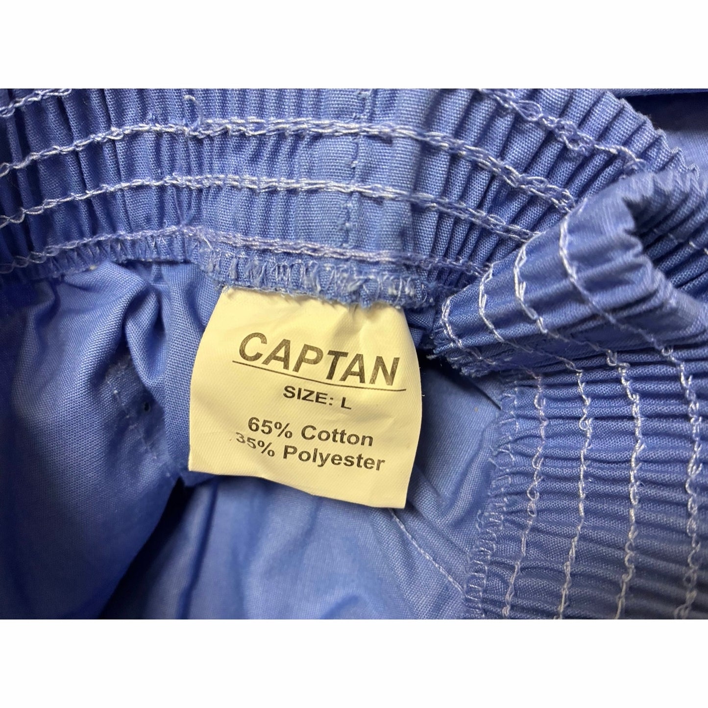 Captan Blue Scrub Pants Size Large New