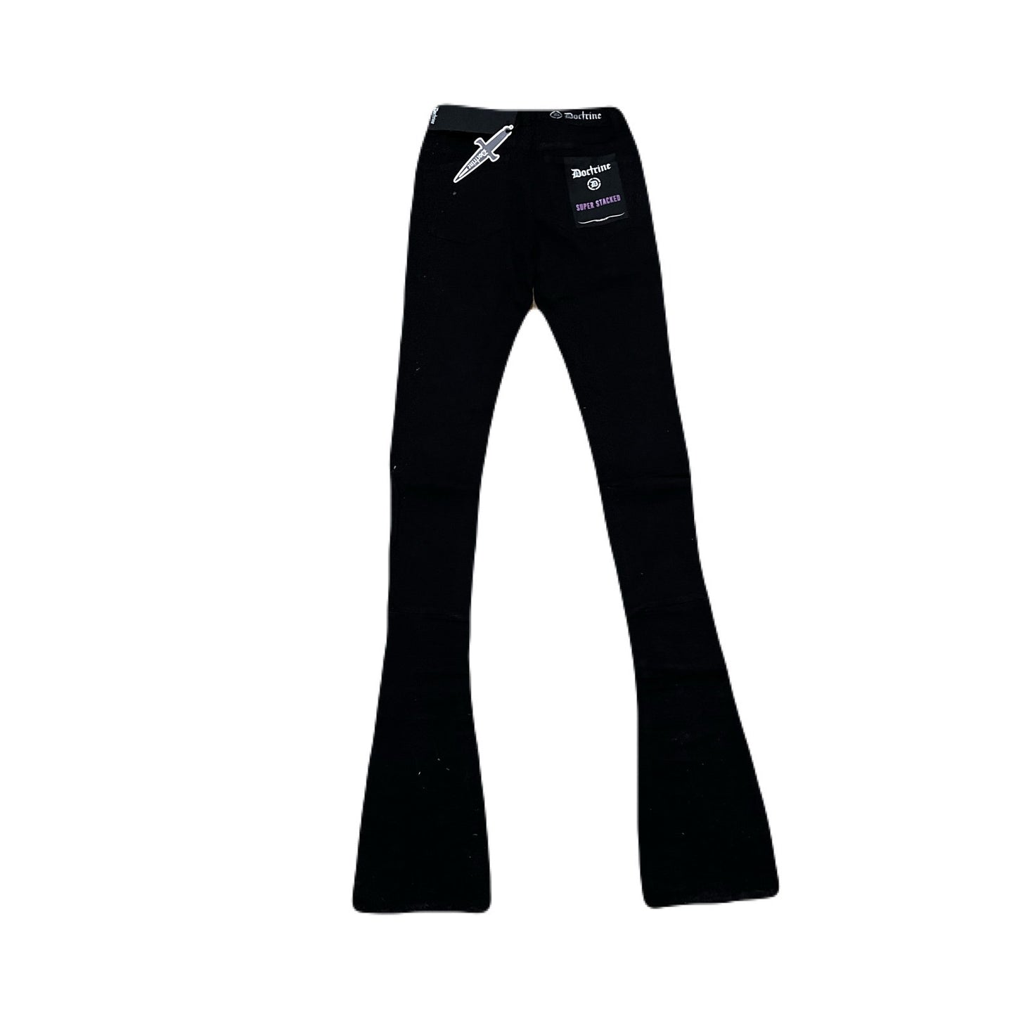 Doctrine Classic Stacked Jet Black Men’s Size 40