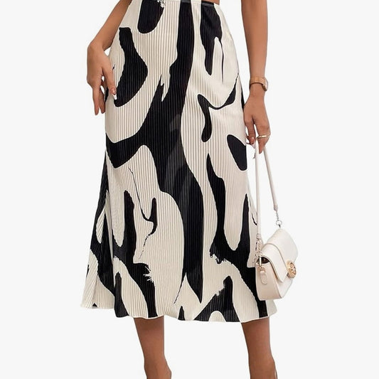 Black and white skirt