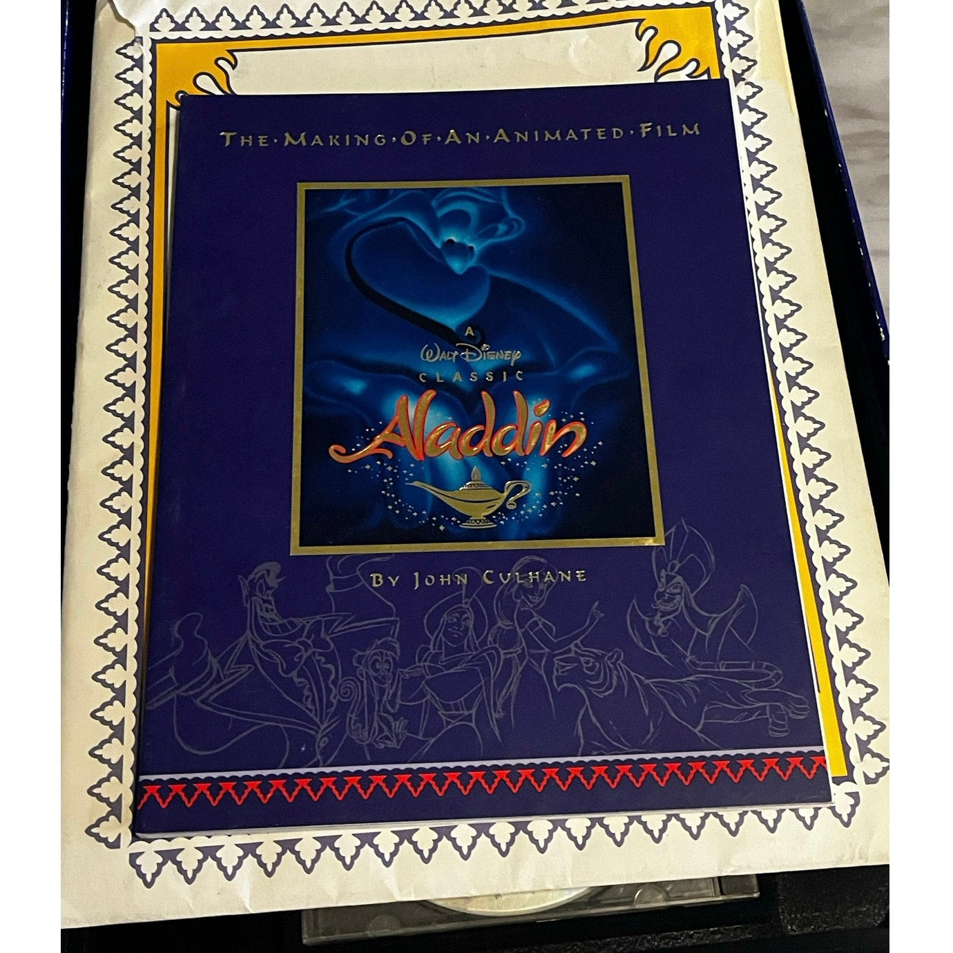 Aladdin Deluxe Video Edition Box VHS CD Numbered Lithograph