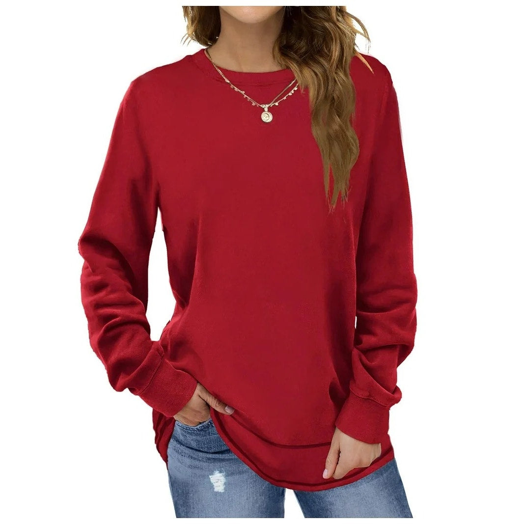 Fantaslook Sweatshirts for Women Crewneck Casual Long Sleeve Size 3XL