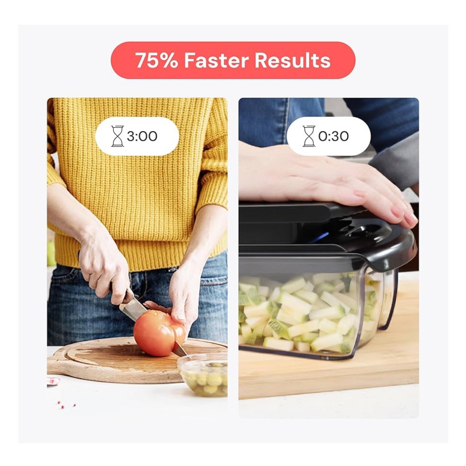 Fullstar The Original Pro Chopper - Vegetable Chopper and Spiralizer