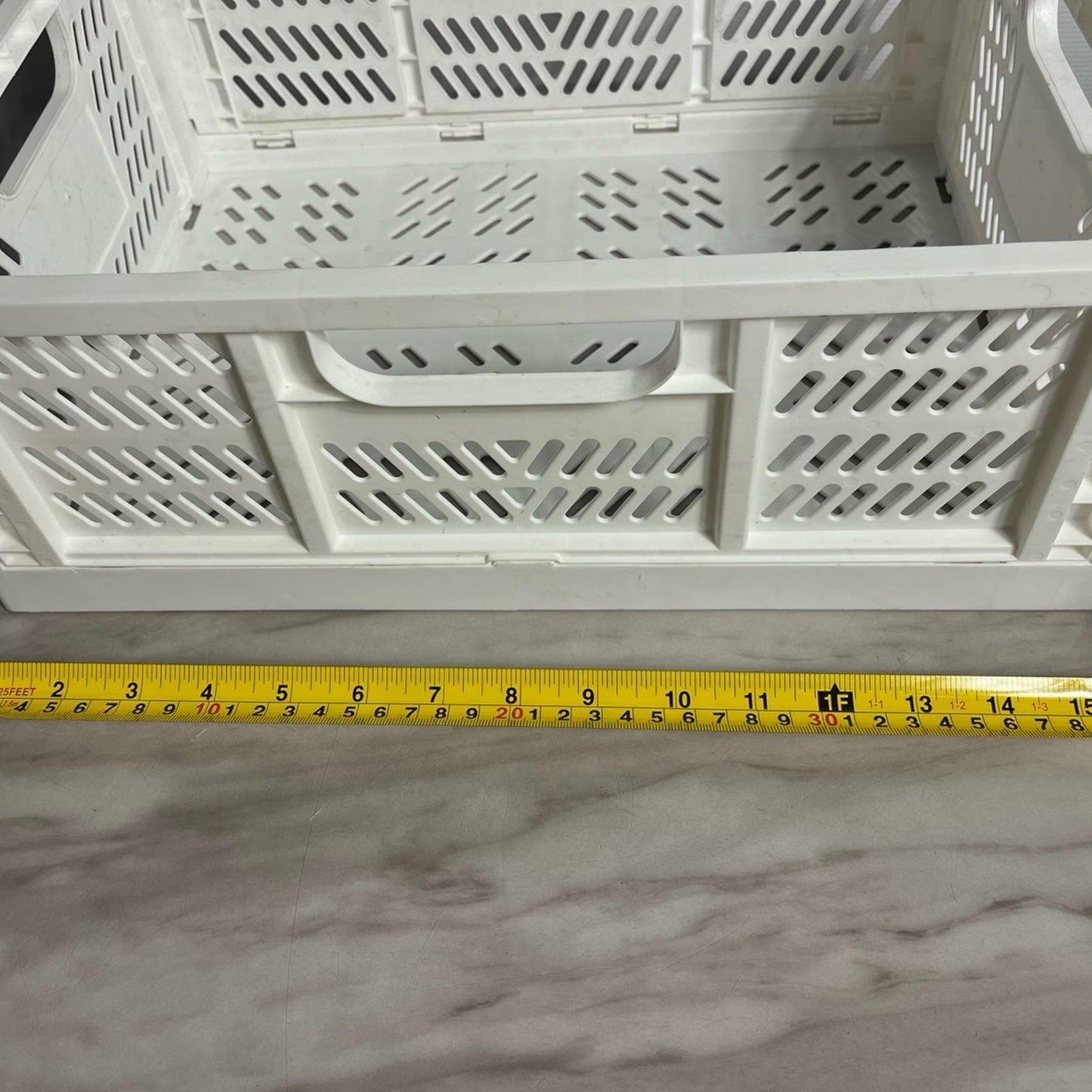 Plastic Foldable Storage Crate Folding Box Basket Stackable Storage Box
