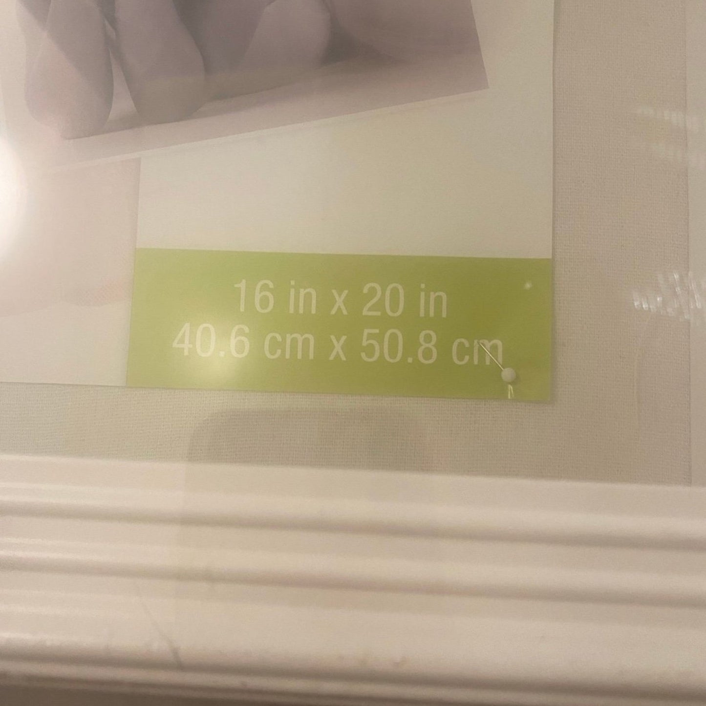 White 16" x 20" Shadow Box by Studio Décor