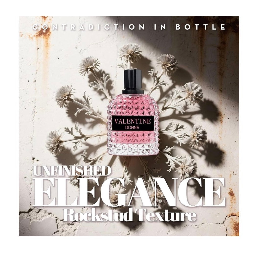 Valentine Donna Women's Perfume, Noteds with Amber Floral Jasmine