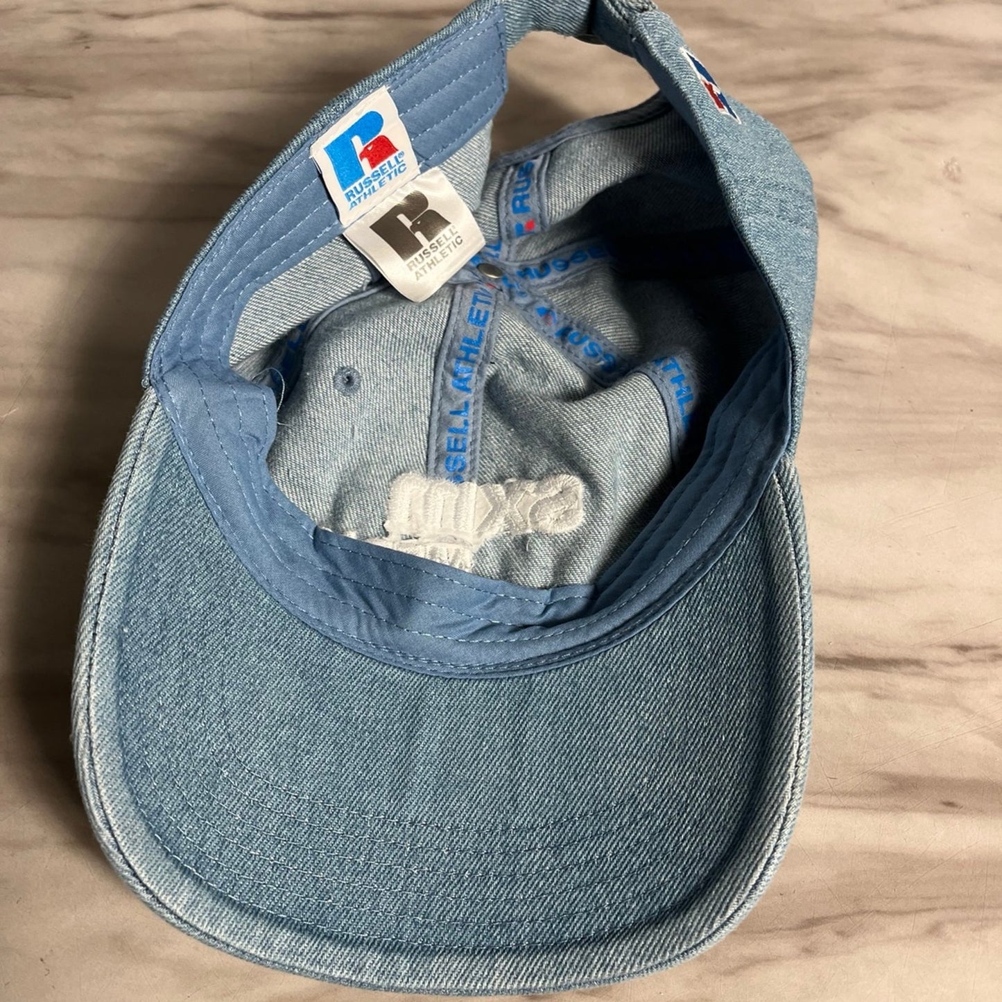 SXM MEDIA Baseball Cap Hat Mens Cotton Demin Blue