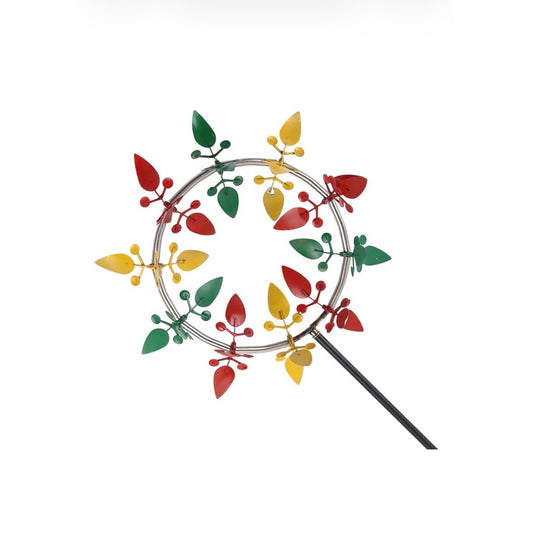 Modern Stainless Steel Wind Spinner Decoration, Stable Windmill for Garden