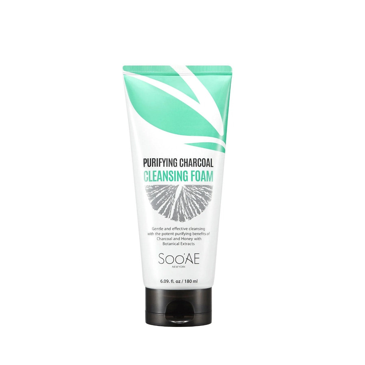 Sooae Purifying Charcoal Cleansing Foam 6.09oz/ 180ml