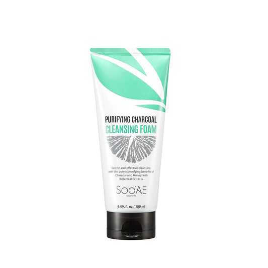 Sooae Purifying Charcoal Cleansing Foam 6.09oz/ 180ml