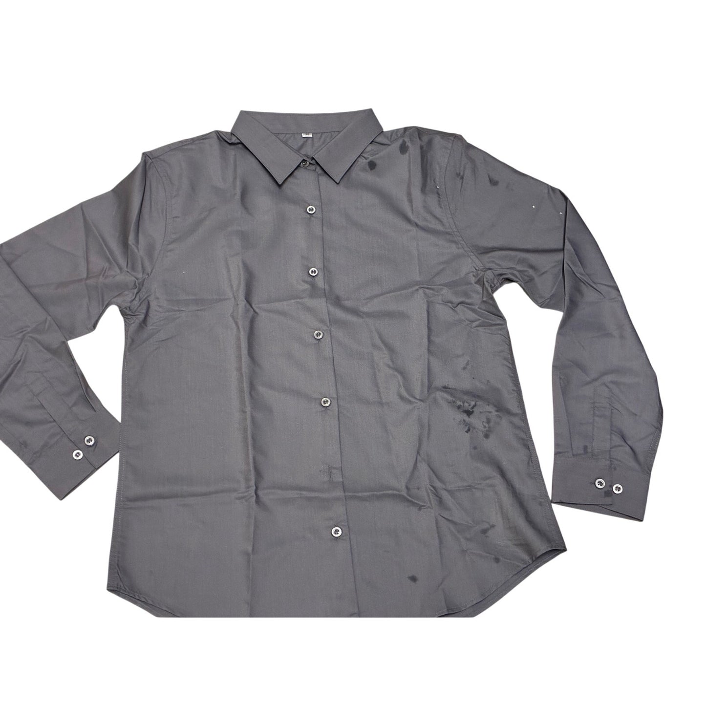 Ruisin Women’s Button Down Dark Gray Size Medium New