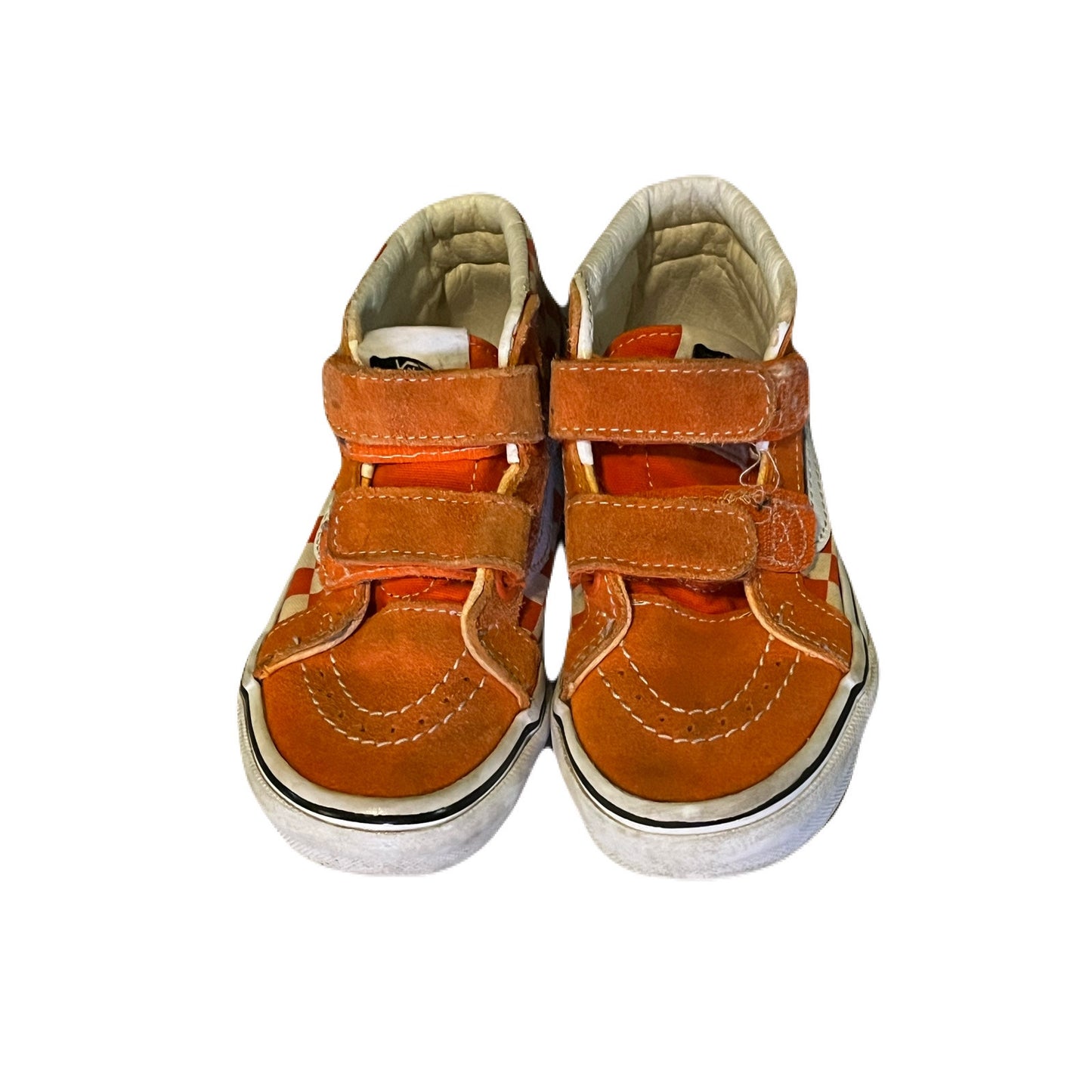 VANS (TD) SK8-MID REISSUE V - CHECKERBOARD ORANGE SIZE 11.5