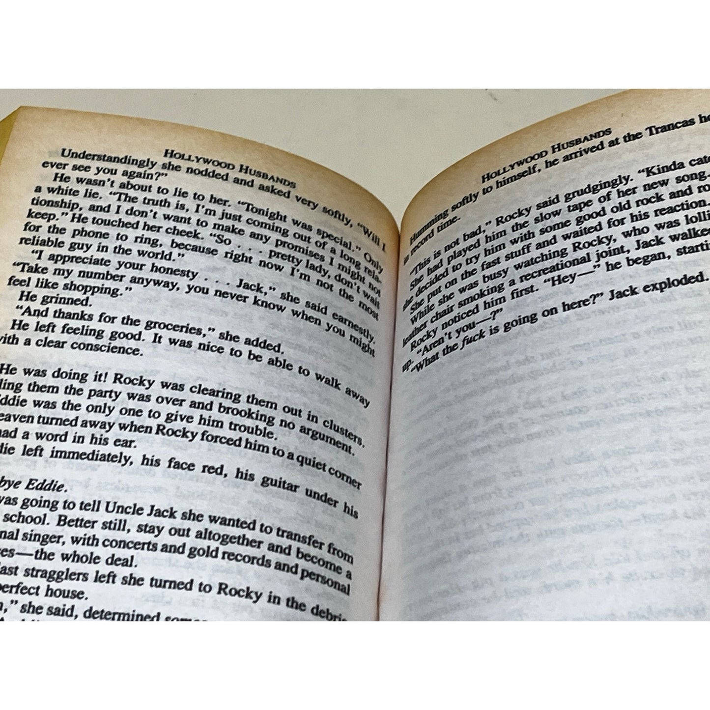 Hollywood Husbands Jackie Collins Paper Book