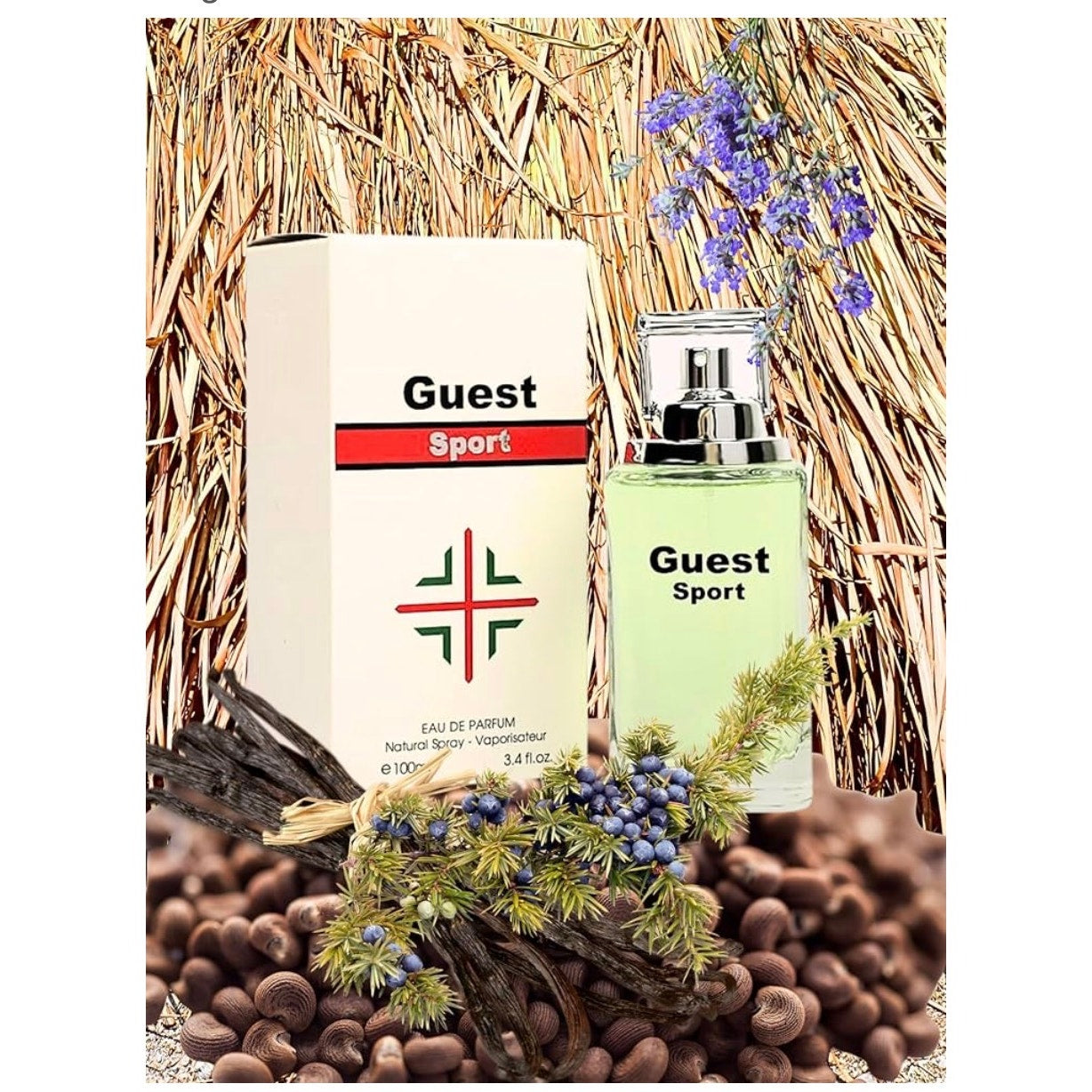 GUEST SPORT MEN DESIGNER 3.4 F.L OZ. Woody Aromatic fragrance for men.