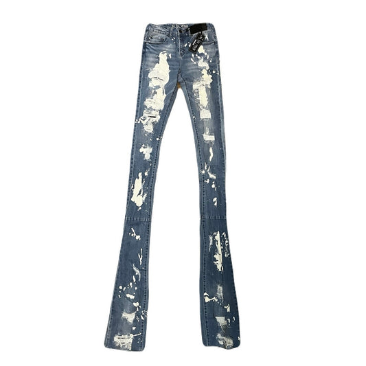Si Tu Veux Superstack Arthur Jean Indigo Bleach Size 30