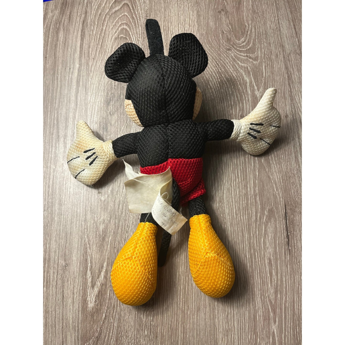 Disney Mickey Mouse Pool Bathtub Bath Tub Stuffed Animal Water Toy 11" Hang Loop