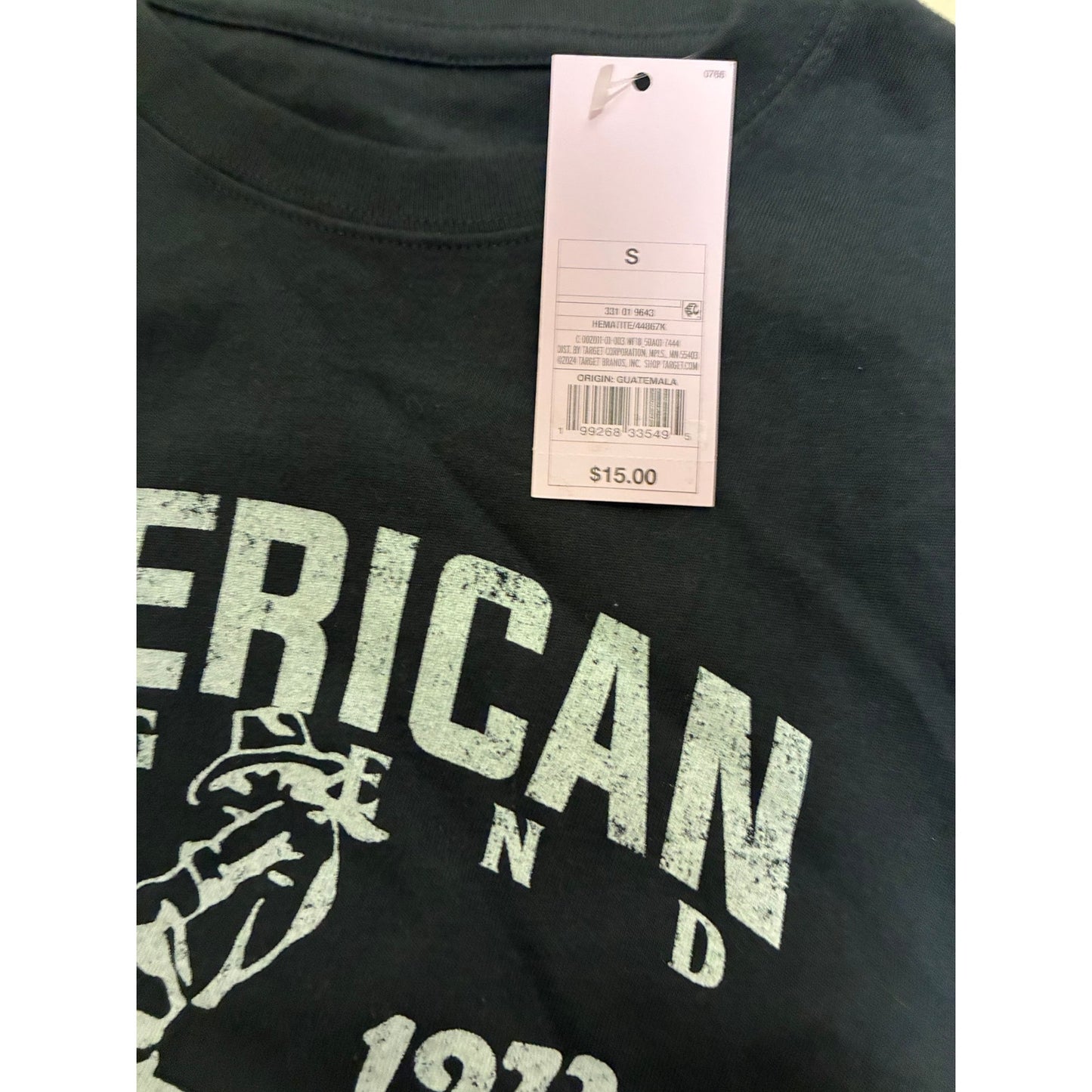 Women's Short Sleeve Crewneck Graphic T-Shirt - Wild Fable Hematite Letters