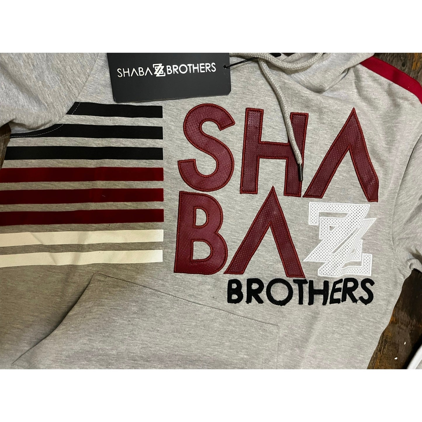 Gray Men’s Shaba Z Brothers Hoodie Size Small Brand New