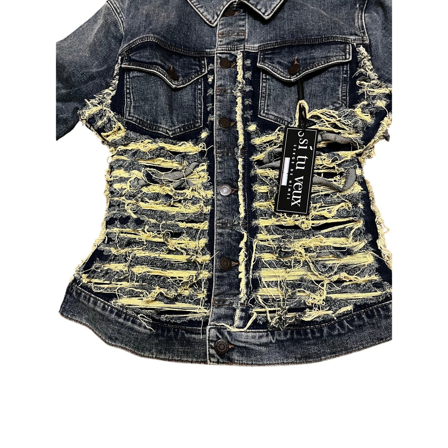 Si tu veux Women’s Jean Jacket size medium