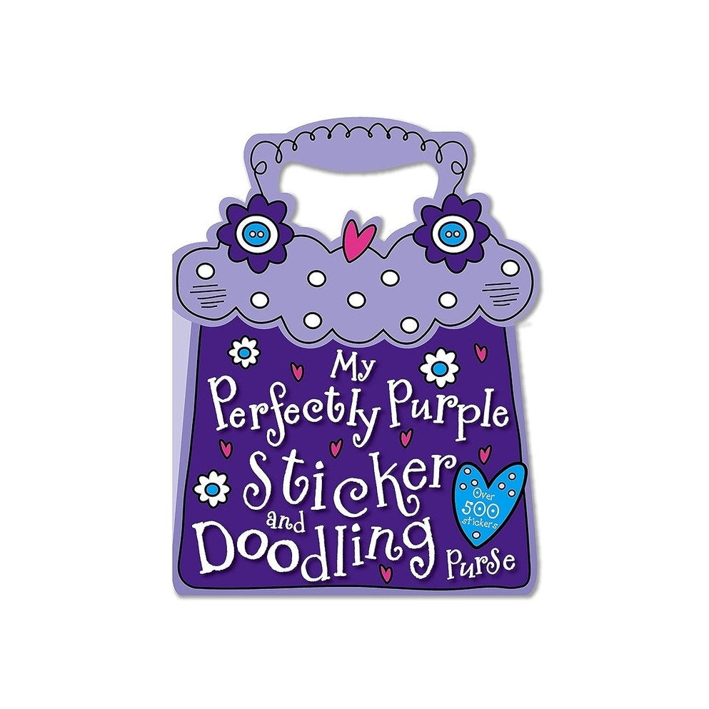 My Perfectly Purple Sticker and Doodling Purse Book