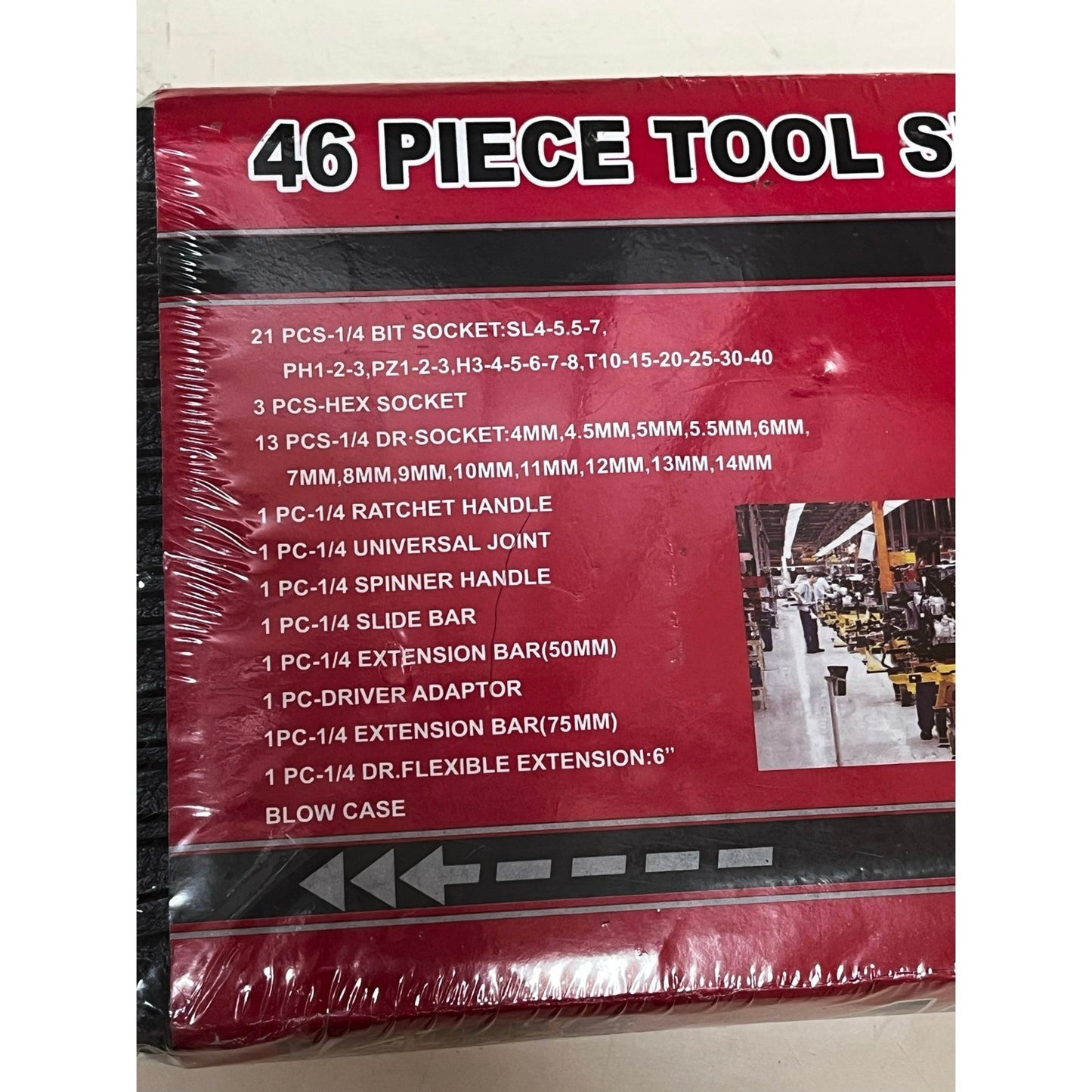 46 piece 1/4 Tool Set