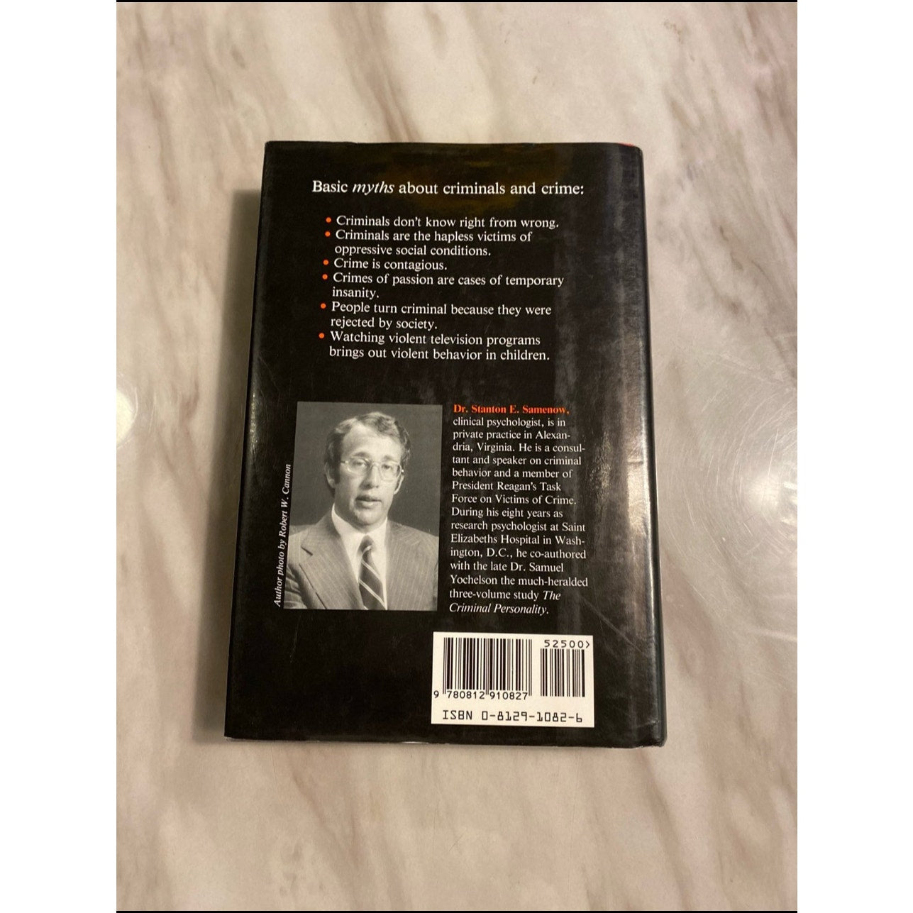 Inside The Criminal Mind Hard Cover Book