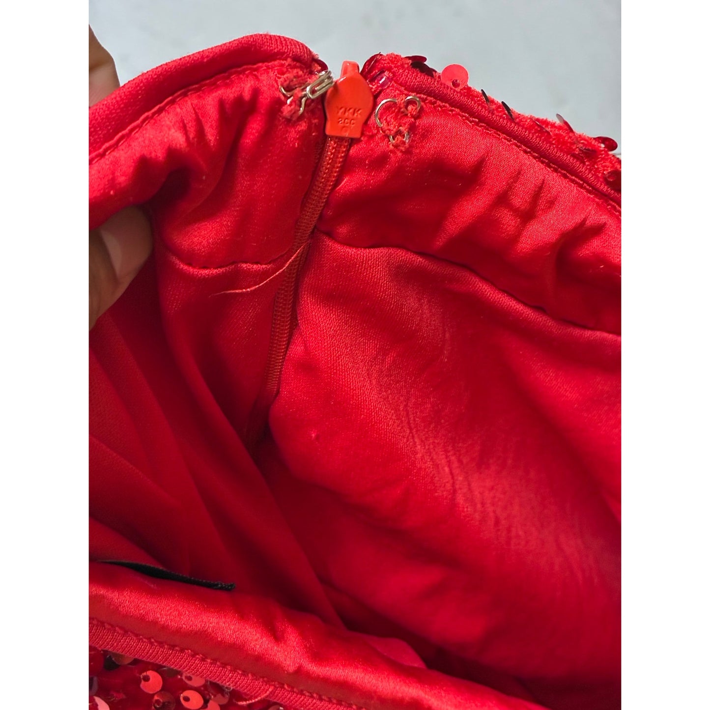 Red Women’s Short Skirts Size Medium Above The Knee