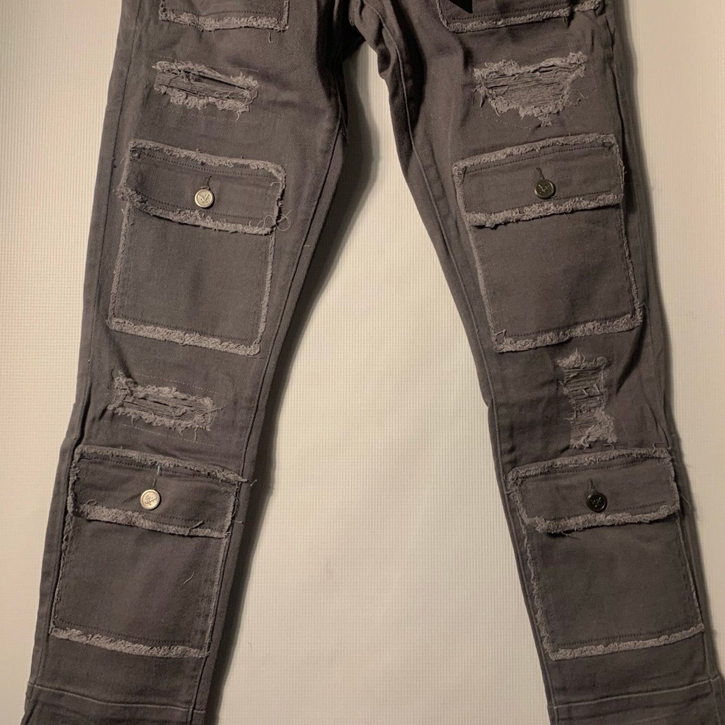 Doctrine Superstack Grey Mens Jeans Size 32