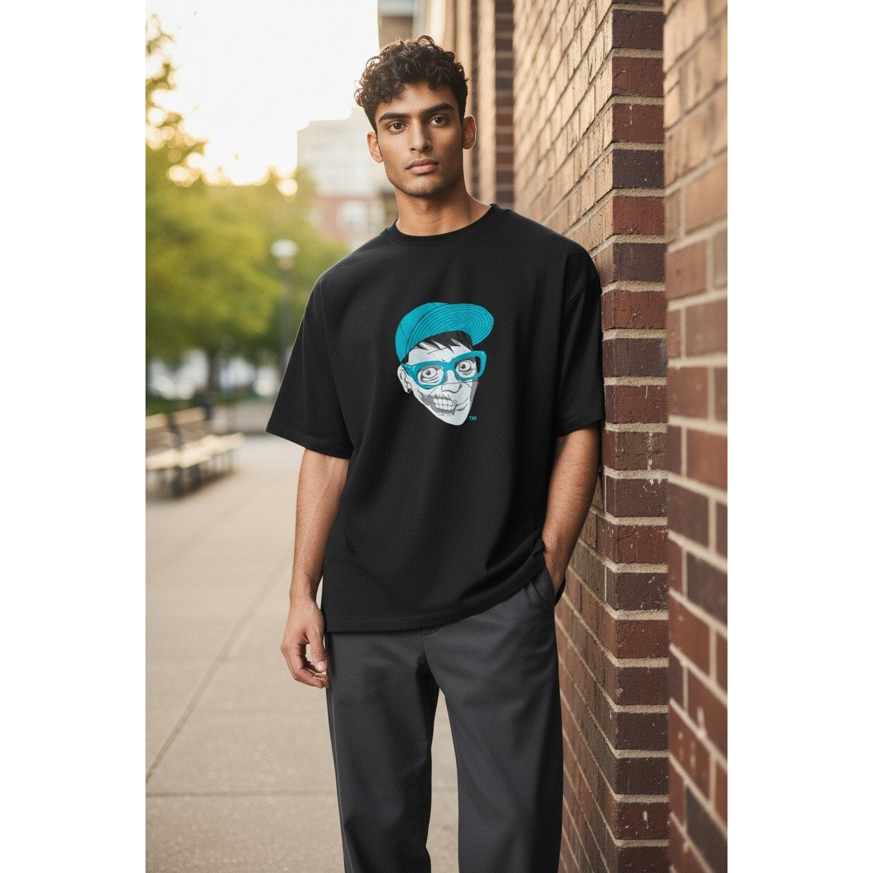 Creeps Men’s Black T-Shirt Size Large