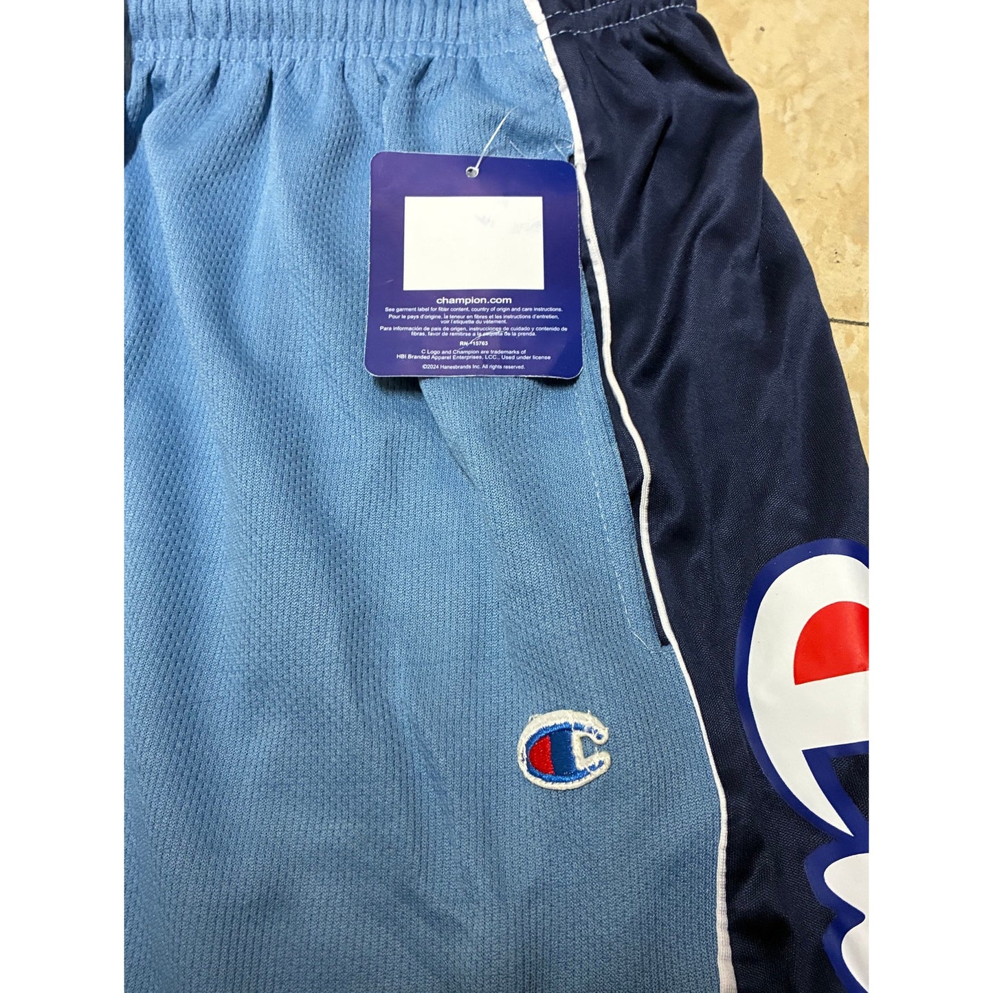 Champion Basketball Shorts Sky Blue Size 2XL New