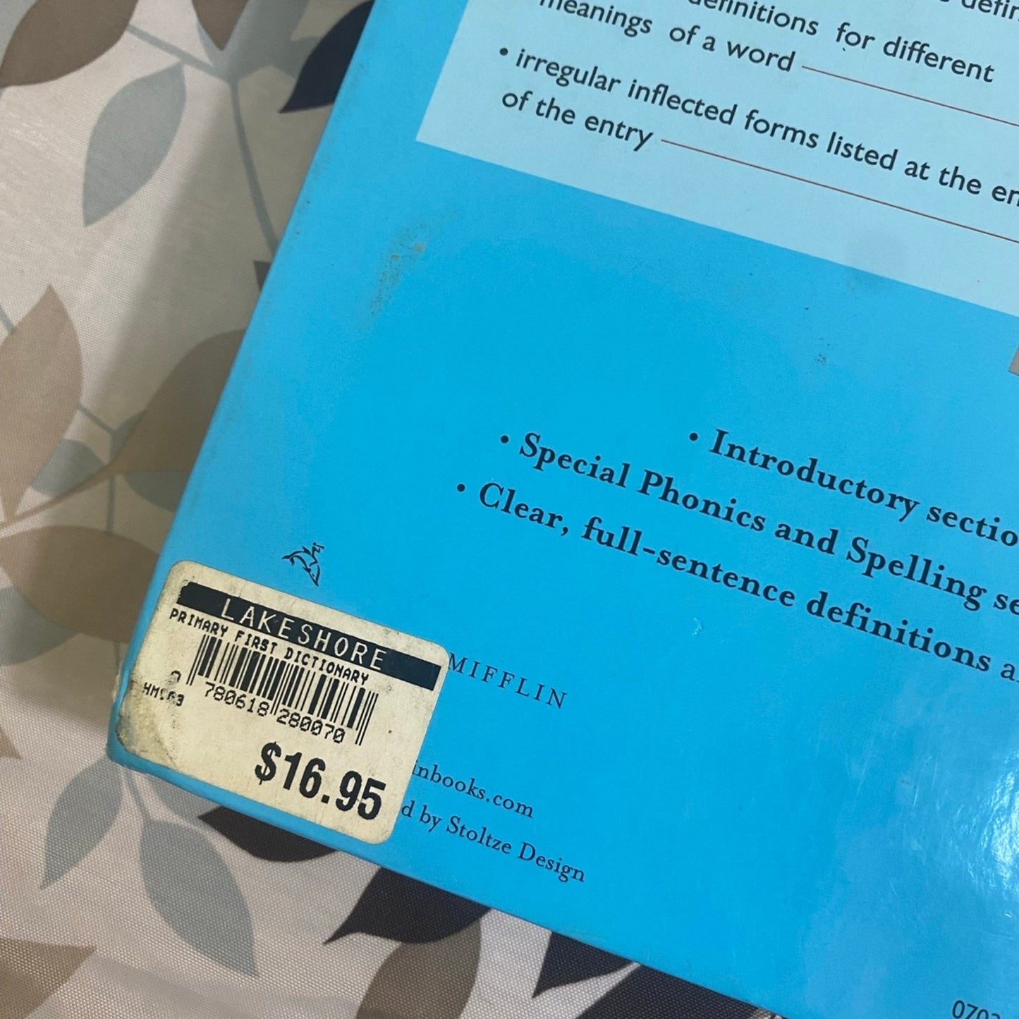 First dictionary Book