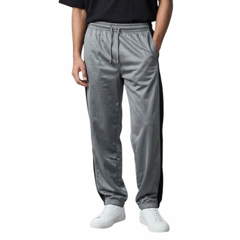 Active Joe Gray & Black Men’s Track Pants Size Medium New
