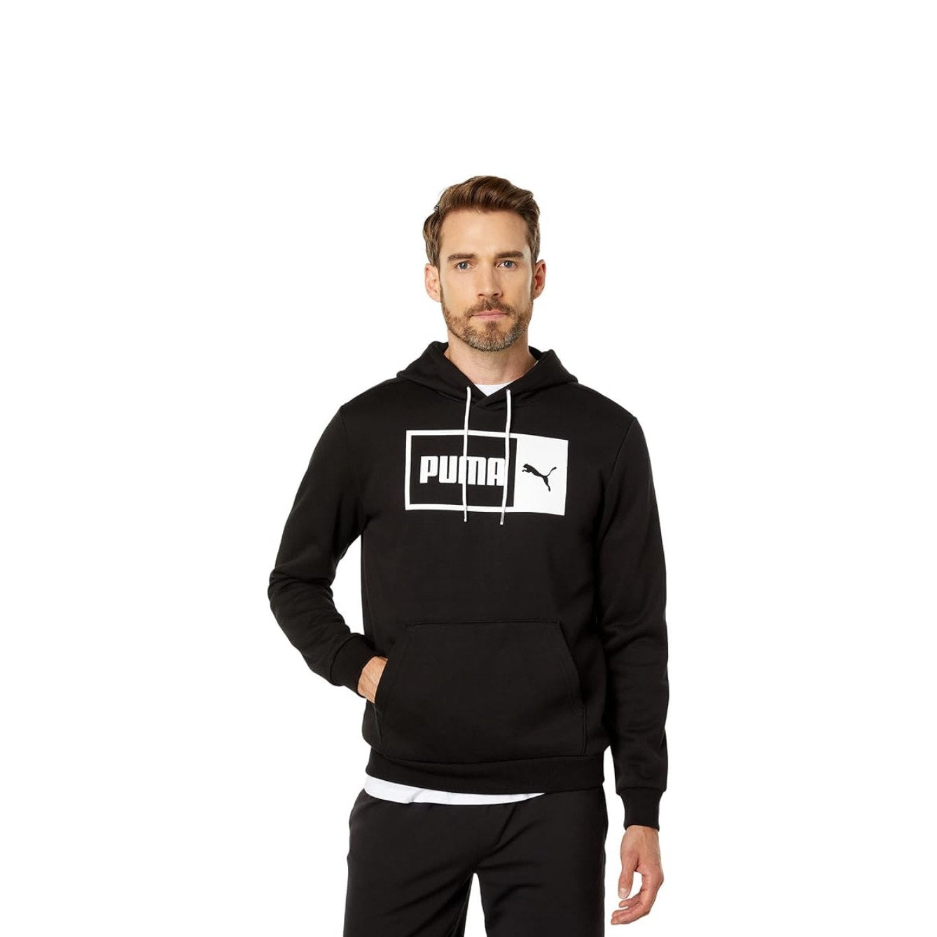 Black Puma Men’s Hoodie Size Large Brand New With Puma Logo