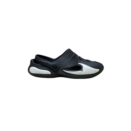 Men’s Black & White Slides Size 8.5