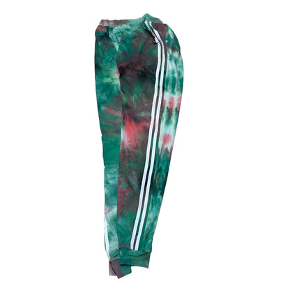 Buzz Women’s Green Tie Track Sweatpants Size Medium